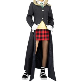 DAZCOS US Size Women's Anime Cosplay Costume Outfit with Gloves Christmas Costume (Women L)