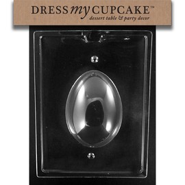 Dress My Cupcake Chocolate Candy Mold, Panoramic Egg-Piece 1, Easter