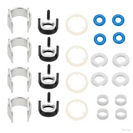 4 Set Fuel Injector Seal Repair Kit 06H998907A Fit for A3 A4 A6 Q3 TT Beetle Golf Jetta Passat Tiguan 06J998907 06G998907 O-Ring & Seal Ki