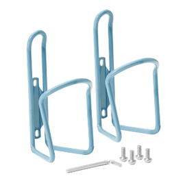 BW USA Aluminum Bike Water Bottle Cages – Great for MTB and Road Bicycles - 2 Pack - Teal