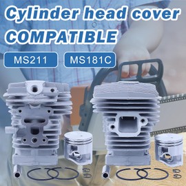 AUMEL 40mm Cylinder Piston Kit For Stihl MS211 MS 211C MS181C Chainsaw 1139 020 1202