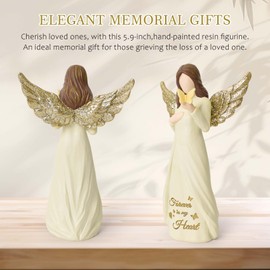 Loyzcy Mourning Gift, Angel Figure, Angel for Funeral, Funeral Gifts for bereaved Lovers, Mourning Gift, Girlfriend, Guardian Angel Figure Butterfly