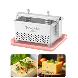 Stainless Steel Tofu Press & Paneer Maker – Heavy Duty Paneer press &Cheese Press for Homemade Tofu and Paneer – Dishwasher Safe and BPA Free Easy to Use Perfect for Vegan Vegetarian and Dairy Recipes