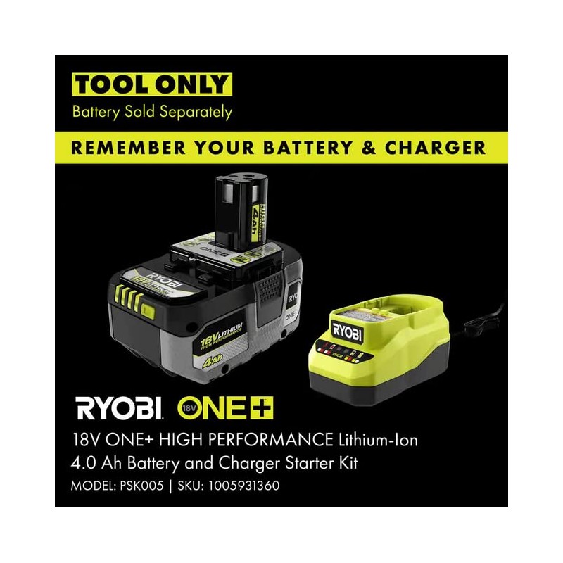 RYOBI ONE+ 18V Cordless Hybrid LED Panel Light (Tool Only)