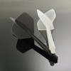 TRACOMPAN Dart Flights and Shafts Set 9pcs Break-Resistant Integrated 2-in-1