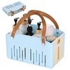 Homiton Portable Shower Caddy Collapsible Plastic Shower Basket Tote with