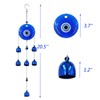 YEBON Blue Evil Eye Wind Chimes for Home Garden Decoration