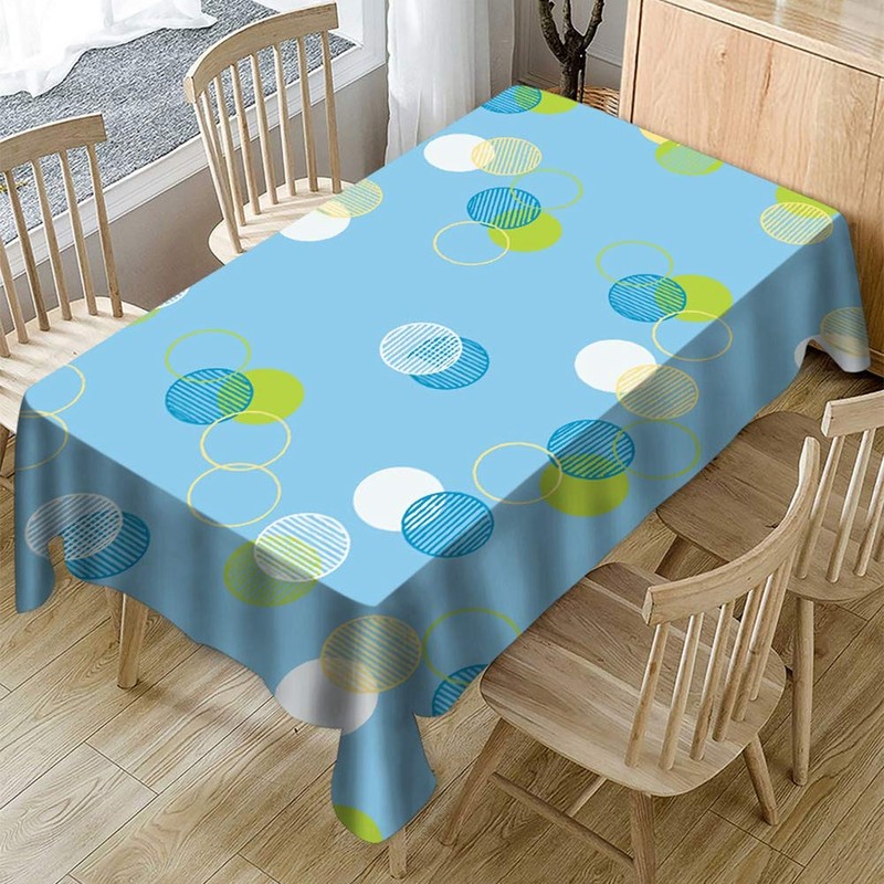 Alvinlite Rectangular Tablecloth, Tablecloth for Dining Room, Kitchen, Table Protector,