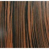 Macassar Ebony composite wood veneer paper backer Ebony Macassar composite
