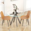 KaKaBB 28 Inch Metal Round Table Legs, Heavy Duty Round