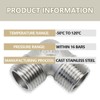 Bwintech 3 Pcs 90 Degree 3/4" Male to 3/4" Male