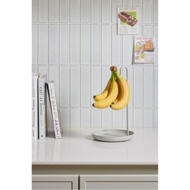 JAJU Banana Holder Tray 18x31.2CM Gray
