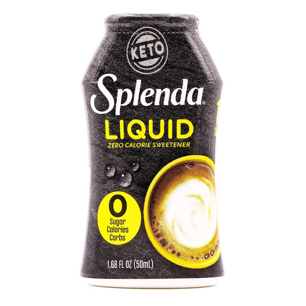 SPLENDA LIQUID Zero Calorie Sweetener drops, 1.68 Ounce Bottle (Pack of 1)
