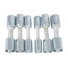 Wisepick 6PCS Air Conditioning #6#8#10 AC Fitting Set Straight Aluminum
