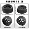 1/7 1/8 RC On Road Racing Tires and Nylon Wheels