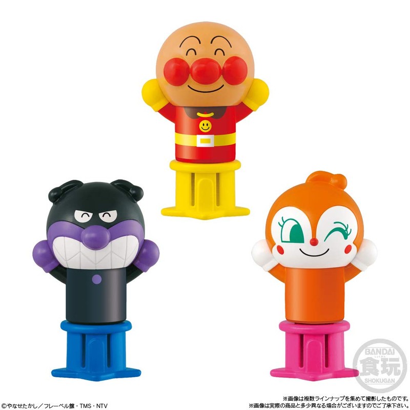 Jumping Anpanman (12 Pieces) Candy Toy, Refreshing Mints