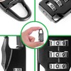 Bymivofun Pack of 8 Combination Lock, Mini Padlock, 3-Digit Combination