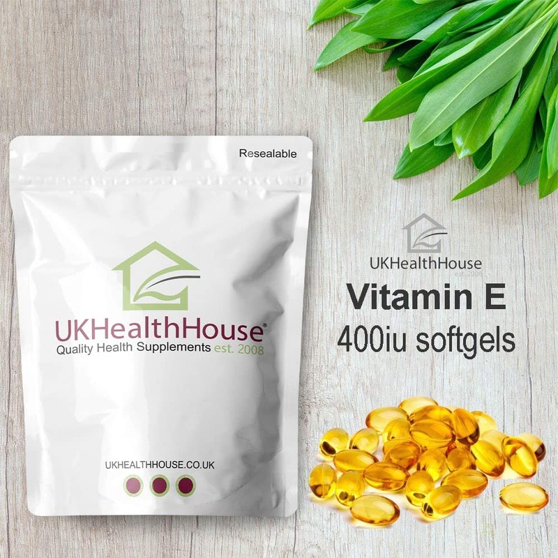 Premium - Vitamin E 400iu Capsules x 180 - Anti-Oxidant,