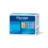 Microlet Lancetas Estériles, color, 25 count, pack of/paquete de