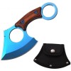 Razor Tactical Blue Fixed Blade Cleaver Axe - Hunting knife