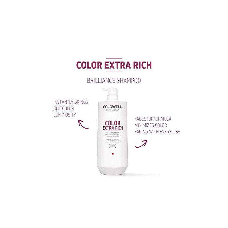 Goldwell Dualsenses Color Extra Rich Brilliance Shampoo 1L for Thick