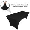 pod linen spandex stretch cover tablecloth for 6ft table 1SIDE
