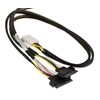 KALEA-INFORMATIQUE PCIe 5.0 Cable with MCIO 8i 74-Pin Male to
