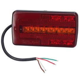 SAMETRUCK LED Rear Light Neon Dynamic Indicator Tail Light 12 V 24 V Left Right Car Truck Trailer (Rear Light LED Neon Right Left Dynamic Indicator 12/24 V 150 x 80 x 26 mm)