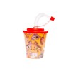 DUCKIEZ 3D Design Plastic Re-Useable Drinking/Sippy Cup. Comes with Straw