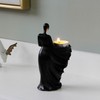 Figures Candle Holder Handmade Literary Female Form Stable Base Realistic