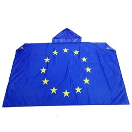 AZ FLAG - European Flag - 150 x 90 cm - European Flag Cape - EU - 100% Polyester with Integrated Sleeves - High Quality Body Flag - 80 g