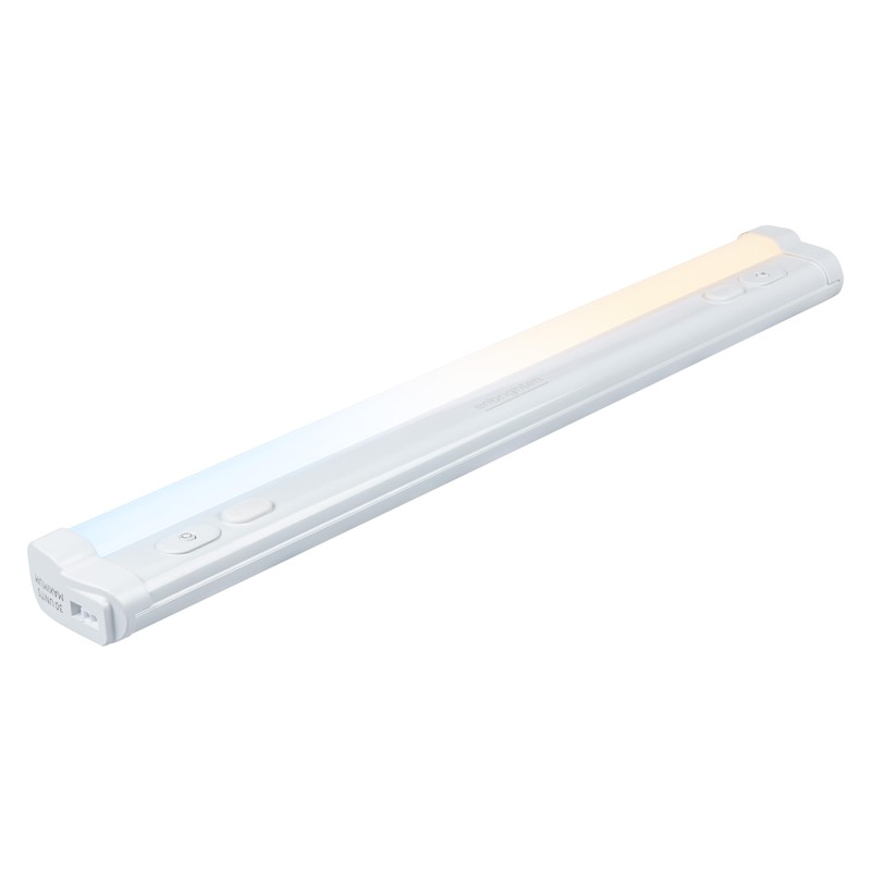 Enbrighten 24 inch Plug-in Under Cabinet Lights, 1560 Lumens, Five