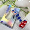 July 4th Independence Day Press on Nails Medium Flower Firework