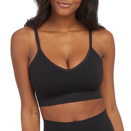 Spanx Womens Ecocare Bralette Bra, Very Black, 2X UK