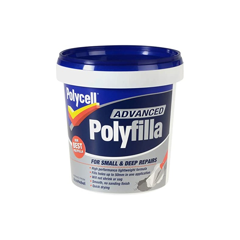 Polycell PLCAPF600 Polyfilla Advance All In One Tub 600ml