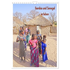Gambia und Senegal erleben (Wandkalender 2025 DIN A4 hoch), CALVENDO Monatskalender [Calendar] Beate Bussenius