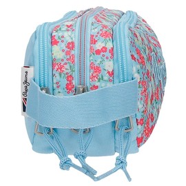 Pepe Jeans Aide Pencil Case, Colourful, Zip pocket