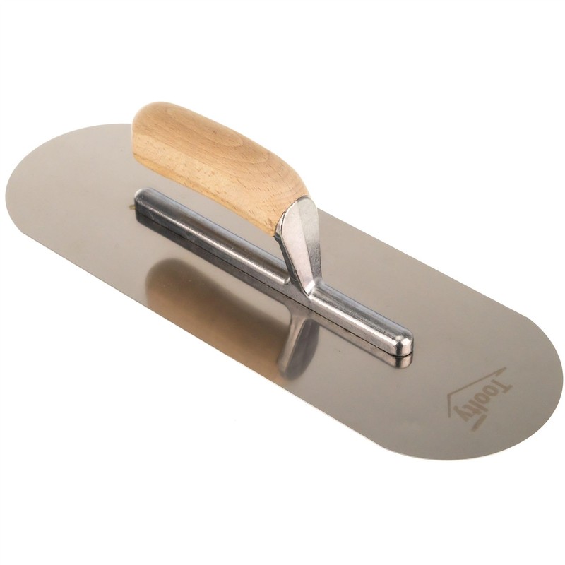 Toolty Heavy Duty Stainless Steel Pool Trowel - Concrete Finishing