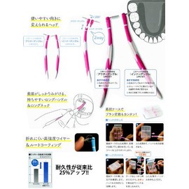 GC Lucello Interdental Brush Replacement Brush, 4 Pieces (LL)