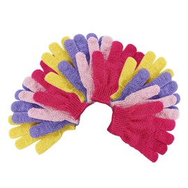 Mikinona Shower Sc Set 12 Pack Exfoliating Bath Gloves Mitts for Legs Arms Chest