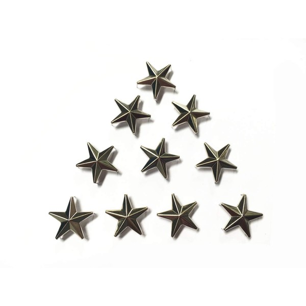 Star Stud, 100 Pcs Star Shape Studs Metal Claw Beads