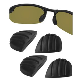 Vaep Replacement Nose Pads Nose Piece for Maui Jim Ho'okipa MJ407 Sunglasses - 2 Pair Black