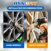 Dynofit M14x2 Open Lug Nuts Compatible with Ford F150 Expedition