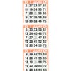 Sideline Hobby 3 Vertical Orange Bingo Paper Sheets (500 Sheets)