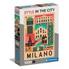 Clementoni Milan Puzzle 1000 Pieces Adults - Italy Puzzle Adults