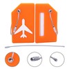 Silicone Luggage Tag with Name ID Card Perfect to Quickly