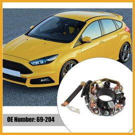 Partuto 69-204 Car Starter Brush Holder Assembly New Starter Motor Brush Replacement