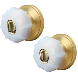 Enjoy Cover | 2 Pack Upgraded Ergonomic Design Door Knob Cover Grips, Non-Slip, Arthritis and Senior Living Aids, Universal Size (Clear)
