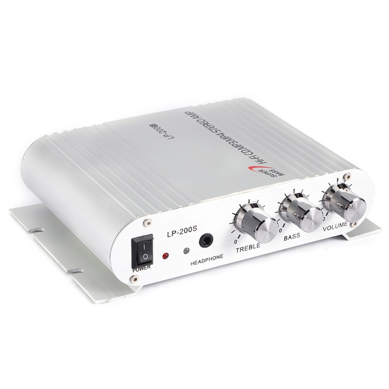 12V Auto Car Amplifier Stereo Audio Amp Receiver 20Wx2 High
