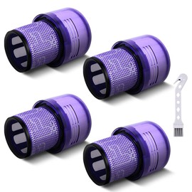 4 Pack Vacuum Filters Replacement for Dyson Cordless Vacuum V11, V11 Torque Drive And V11 Animal, Dyson V11 Filter Replacement Part HEPA Replace Part No. 970013-02